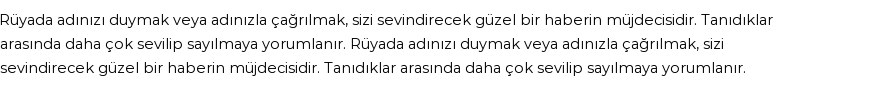 Derleme'ye Göre Rüyada Adı Duymak Görmek