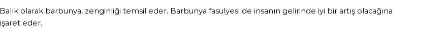 Derleme'ye Göre Rüyada Barbunya Görmek