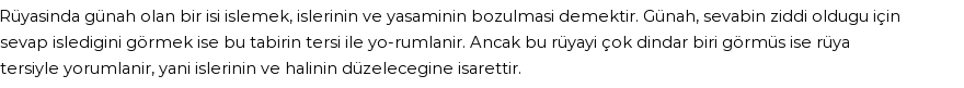 Derleme'ye Göre Rüyada Günah İşlemek Görmek