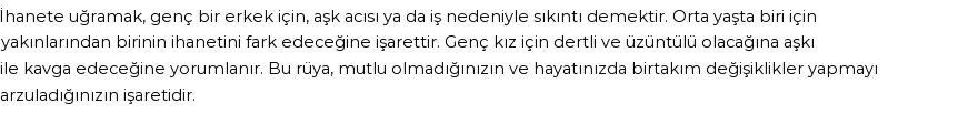 Derleme'ye Göre Rüyada İhanet Görmek