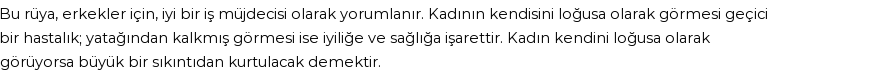 Derleme'ye Göre Rüyada Loğusa Görmek