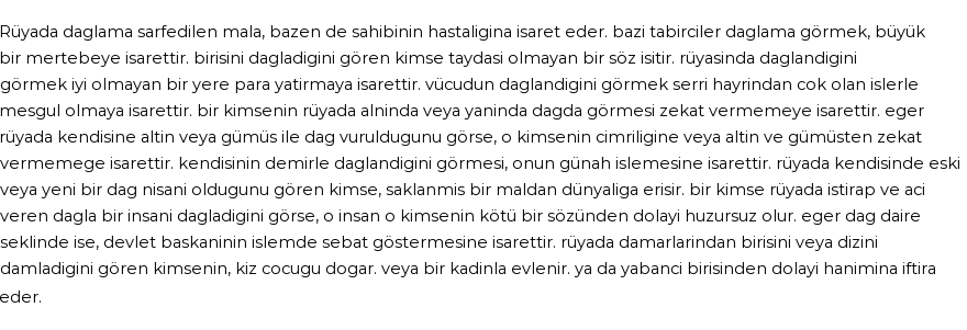 Derleme2'e Göre Rüyada Dağlamak, Dağlanmak Görmek