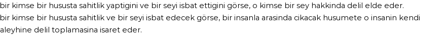 Derleme2'e Göre Rüyada Şahitlik Etmek Görmek