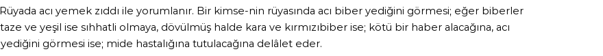 Diyanet'e Göre Rüyada Acı Tatmak Görmek