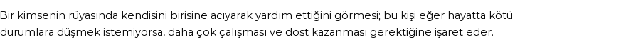 Diyanet'e Göre Rüyada Acımak Görmek