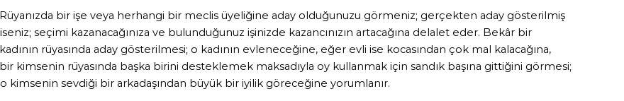 Diyanet'e Göre Rüyada Aday Görmek