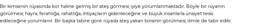 Diyanet'e Göre Rüyada Ateş Koru Görmek