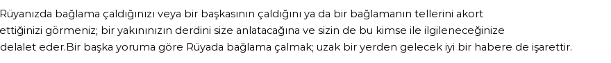 Diyanet'e Göre Rüyada Bağlama Çalmak Görmek