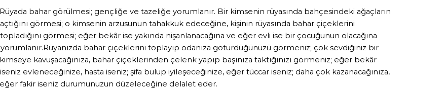 Diyanet'e Göre Rüyada Bahar Çiçekleri Görmek