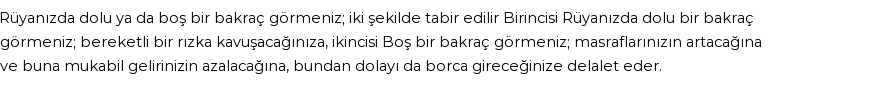 Diyanet'e Göre Rüyada Bakraç Görmek