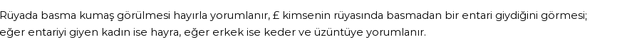 Diyanet'e Göre Rüyada Basma Görmek