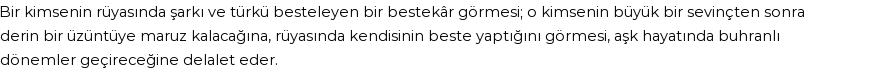 Diyanet'e Göre Rüyada Bestekar Görmek