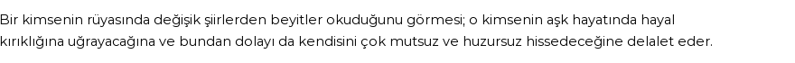 Diyanet'e Göre Rüyada Beyit Görmek