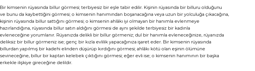 Diyanet'e Göre Rüyada Billur Görmek
