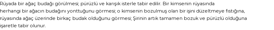 Diyanet'e Göre Rüyada Budak Görmek