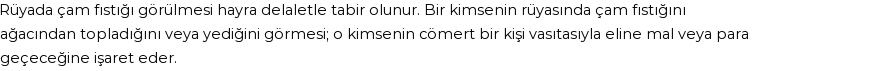 Diyanet'e Göre Rüyada Çam Fıstığı Görmek