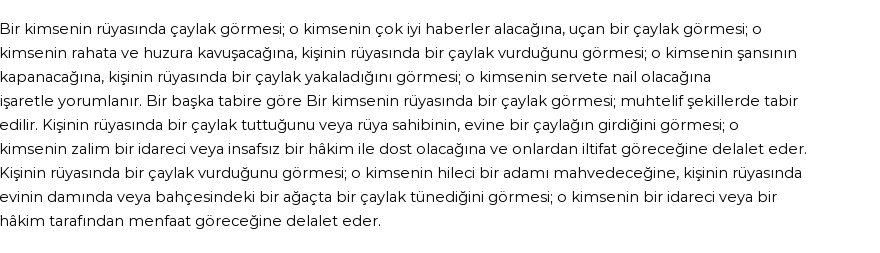 Diyanet'e Göre Rüyada Çaylak Görmek