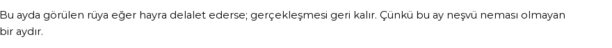 Diyanet'e Göre Rüyada Cemaziyelahir Görmek