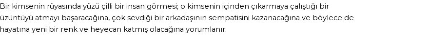 Diyanet'e Göre Rüyada Çilli Insan Görmek