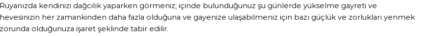 Diyanet'e Göre Rüyada Dağcılık Görmek