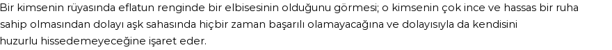 Diyanet'e Göre Rüyada Eflatun Rengi Görmek