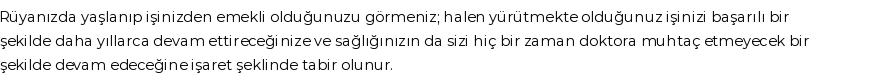 Diyanet'e Göre Rüyada Emekli Olmak Görmek