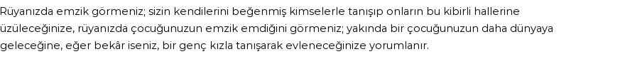 Diyanet'e Göre Rüyada Emzik Görmek