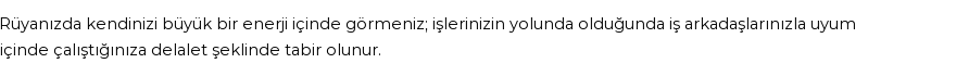 Diyanet'e Göre Rüyada Enerjik Olmak Görmek