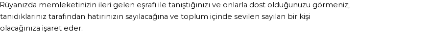 Diyanet'e Göre Rüyada Eşraf Görmek