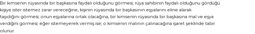 Diyanet'e Göre Rüyada Faydalı Olmak Görmek