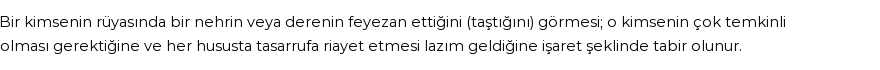 Diyanet'e Göre Rüyada Feyezan Görmek