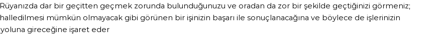 Diyanet'e Göre Rüyada Geçit Görmek