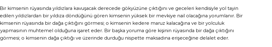 Diyanet'e Göre Rüyada Göğe Çıkmak Görmek