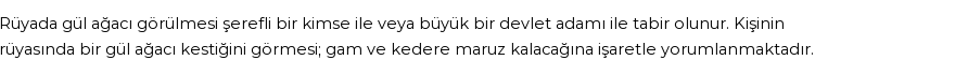 Diyanet'e Göre Rüyada Gül Ağacı Görmek