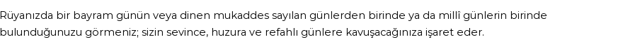 Diyanet'e Göre Rüyada Gün Görmek