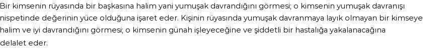 Diyanet'e Göre Rüyada Halimlik Görmek