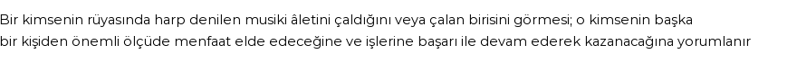 Diyanet'e Göre Rüyada Harp Müzik Aleti Görmek