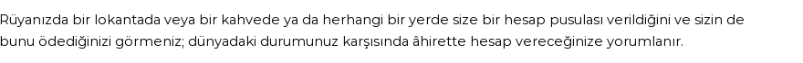 Diyanet'e Göre Rüyada Hesap Pusulası Görmek