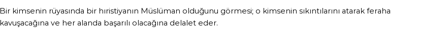 Diyanet'e Göre Rüyada İhtida Görmek