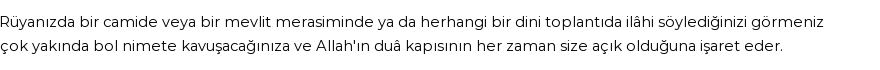 Diyanet'e Göre Rüyada İlahi Söylemek Görmek