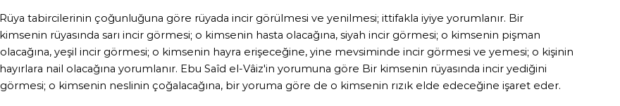 Diyanet'e Göre Rüyada İncir Görmek