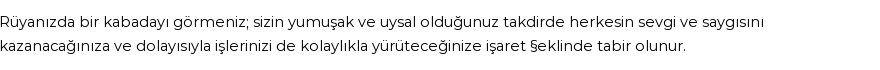 Diyanet'e Göre Rüyada Kabadayı Görmek