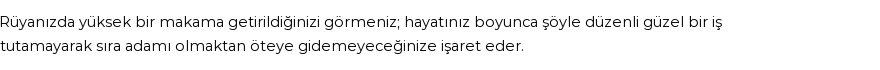 Diyanet'e Göre Rüyada Makam Görmek