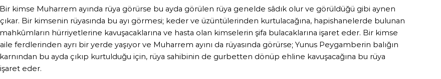 Diyanet'e Göre Rüyada Muharrem Ayı Görmek