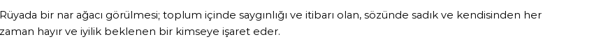 Diyanet'e Göre Rüyada Nar Ağacı Görmek