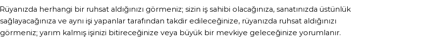 Diyanet'e Göre Rüyada Ruhsat Görmek