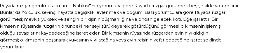 Diyanet'e Göre Rüyada Rüzgar Görmek