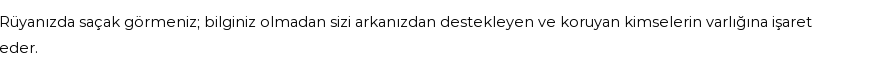 Diyanet'e Göre Rüyada Saçak Görmek