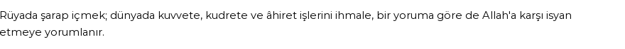 Diyanet'e Göre Rüyada Şarap Görmek