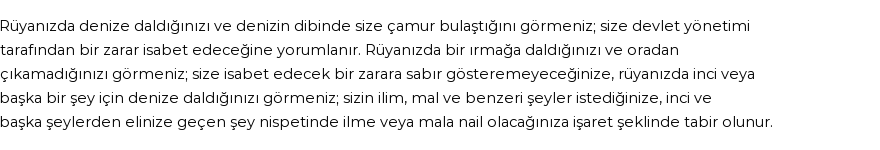 Diyanet'e Göre Rüyada Suya Dalmak Görmek